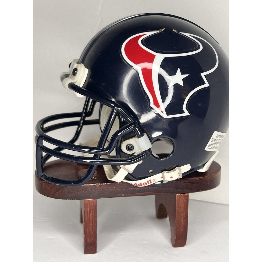 Vintage Houston Texans Riddell Mini Helmet NFL Football Collectible Display
